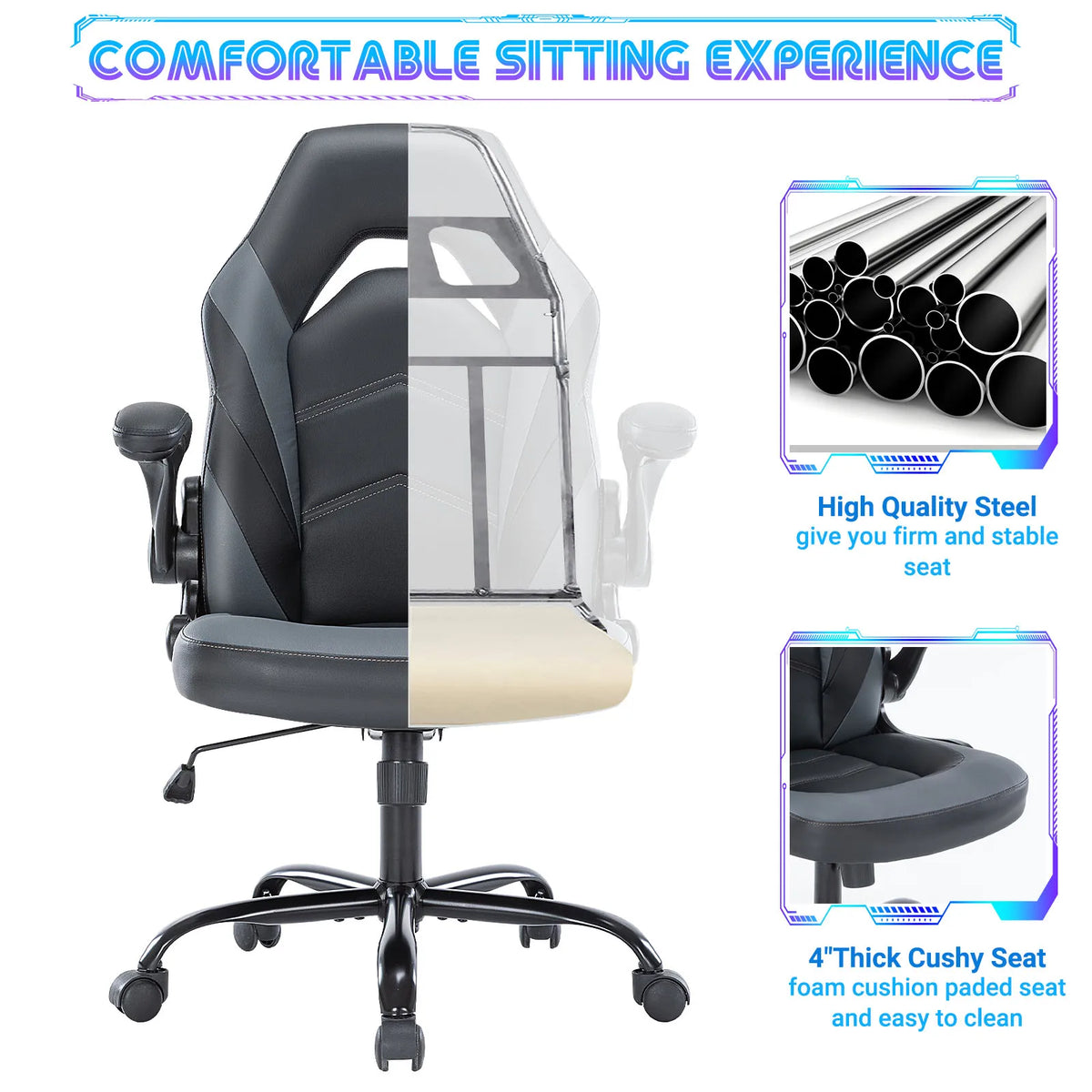 Apex Series - Ergonomic PU Leather Gaming & Office Chair