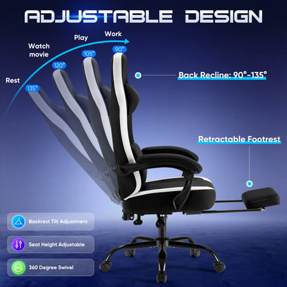 Pro Series - Ergonomic Gaming Chair with Pocket Spring Support
