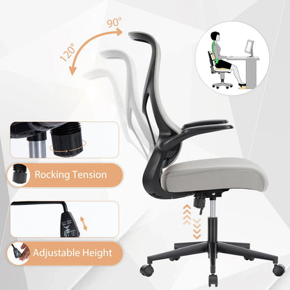 Ergonomic Mesh Office Chair - High Back Swivel Desk Chair