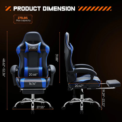 Ergonomic Racing Series - High-Back PU Leather Gaming Chair