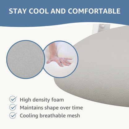 Ergonomic Mesh Office Chair - Adjustable Desk Chair with Headrest