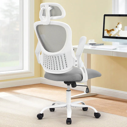 Ergonomic Mesh Office Chair - Adjustable Desk Chair with Headrest