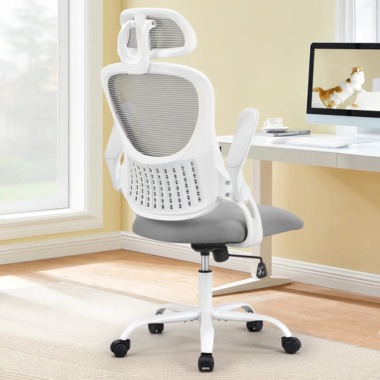 Ergonomic Mesh Office Chair - Adjustable Desk Chair with Headrest