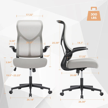 Ergonomic Mesh Office Chair - High Back Swivel Desk Chair