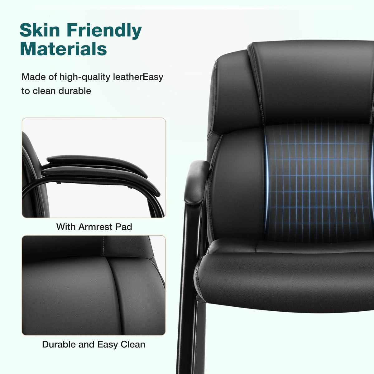 Executive - Ergonomic PU Leather Waiting Room & Office Chair