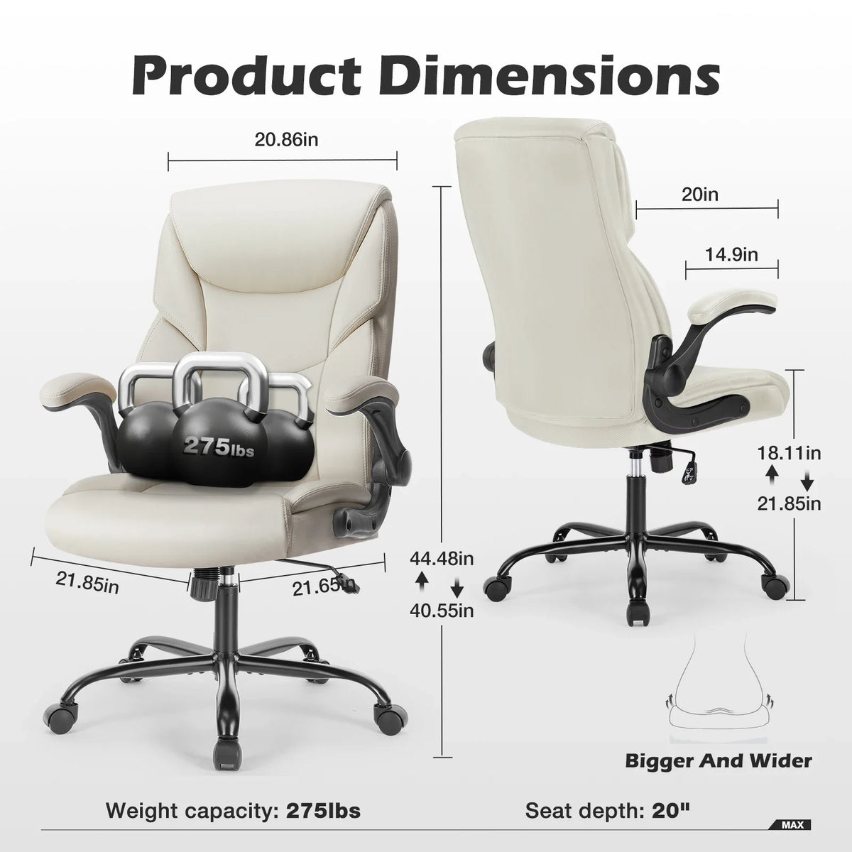 Pro Ergonomic PU Leather Gaming Chair with Lumbar Support