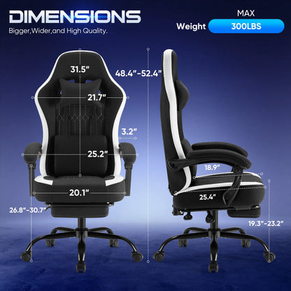 Pro Series - Ergonomic Gaming Chair with Pocket Spring Support