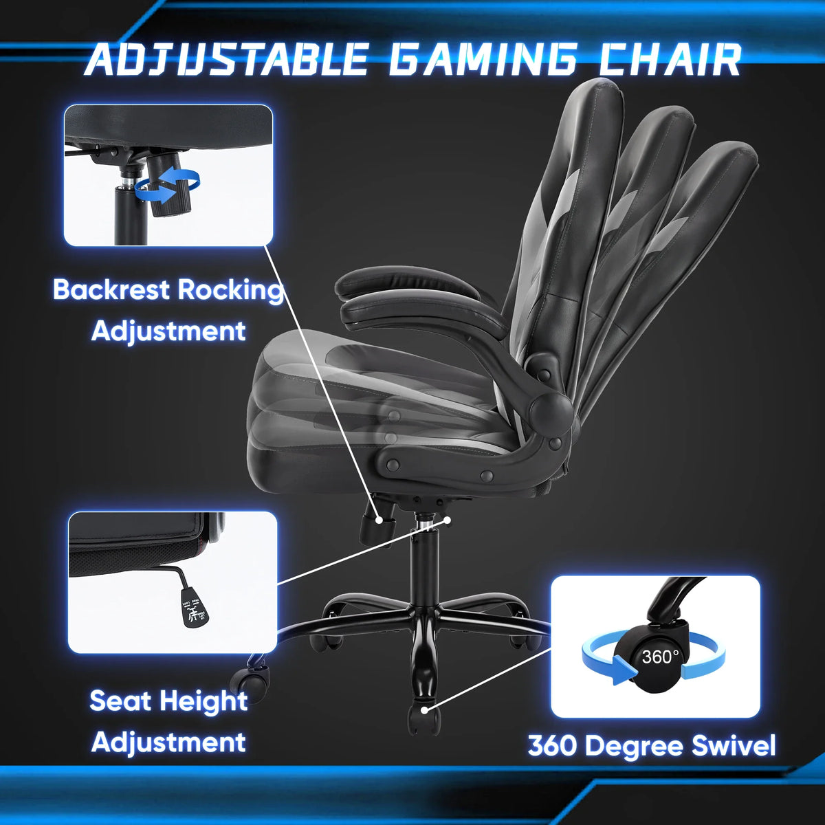 Apex Series - Ergonomic PU Leather Gaming & Office Chair